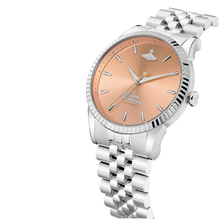 Vivienne Westwood Seymour Quartz Pink Dial Watch - VV240PHSL